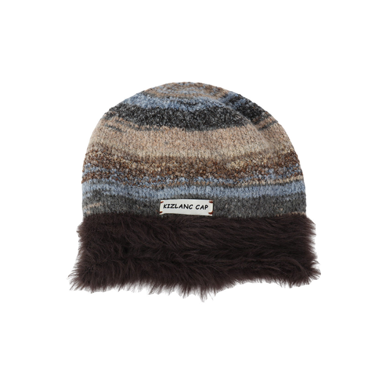 Plush Knitted Slouchy Beanie for Women