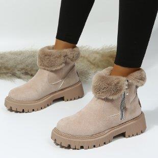 Plush Lined Winter Snow Boots