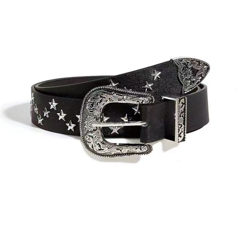 Y2K Rivet Metal Buckle Punk Belt