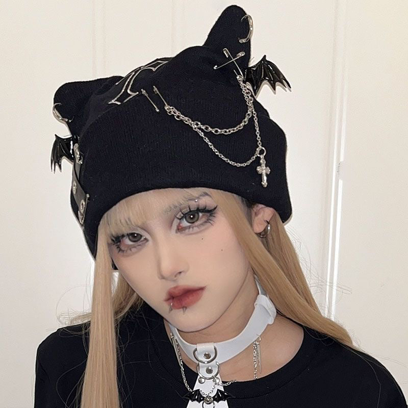 Punk cat ear hat