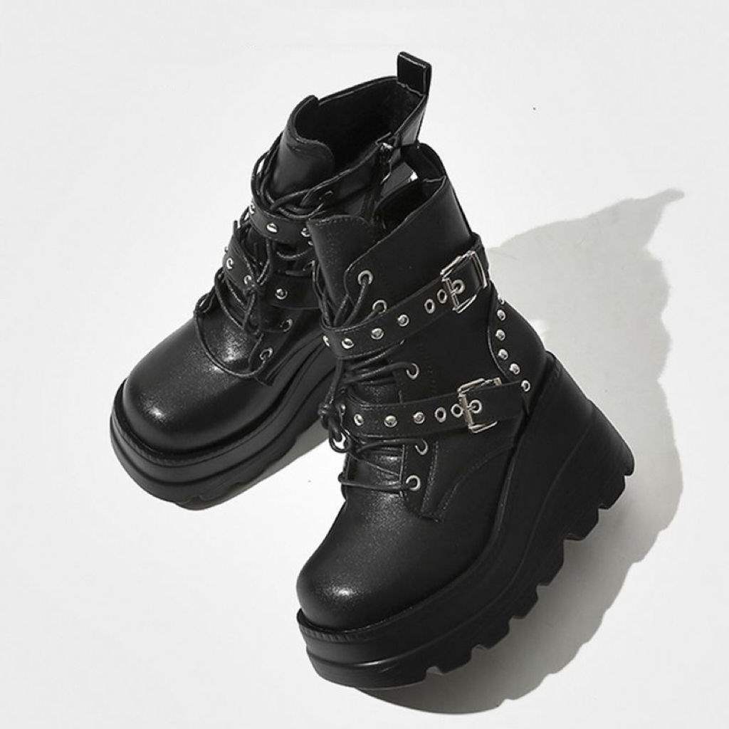 Punk Gothic Height-Increasing Boots