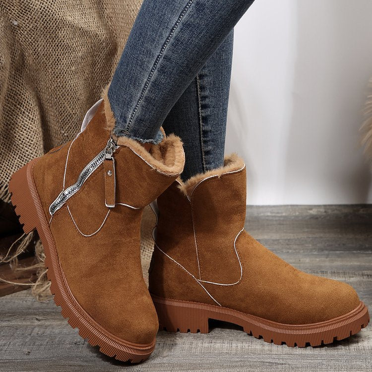 Plush Lined Winter Snow Boots