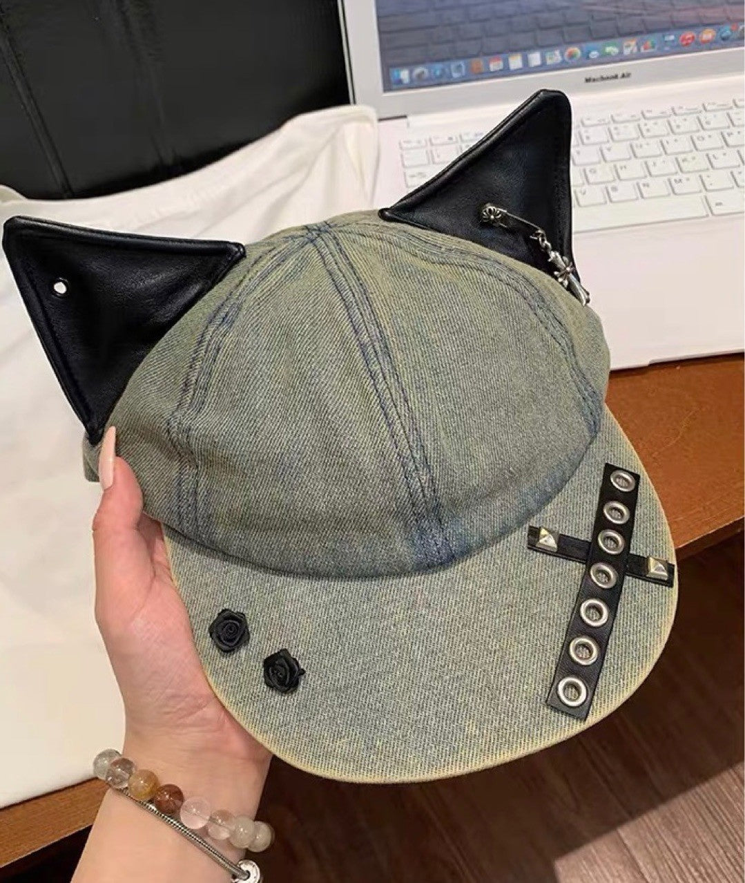 Y2K Retro Denim Baseball Cap