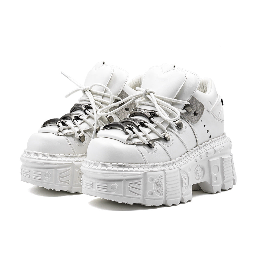 Extra-thick bottom punk boots