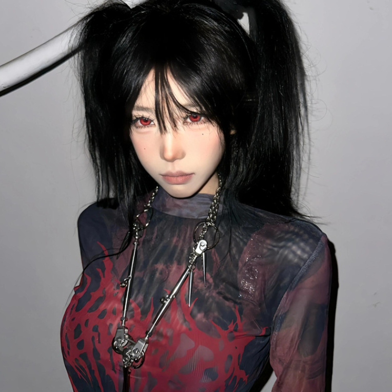 Women's Y2K Mesh Long-sleeved T-shirt