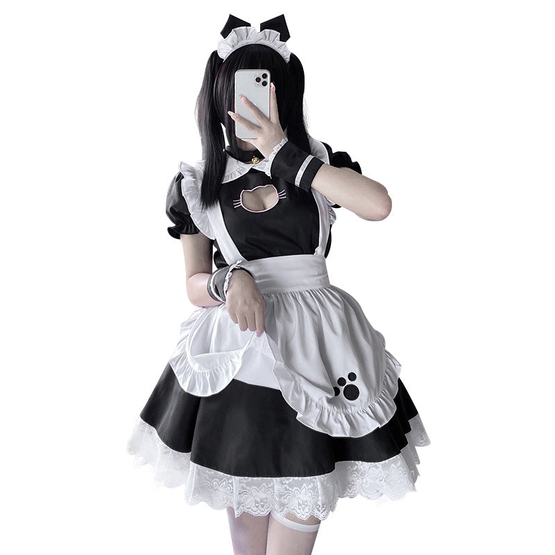 Cute Cat Girl Maid Lolita Cosplay Dress