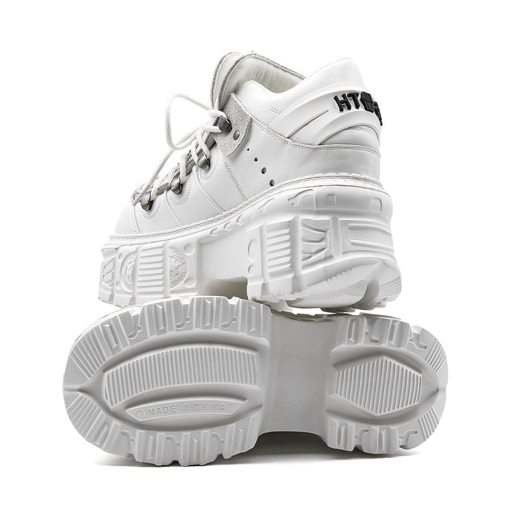 Extra-thick bottom punk boots