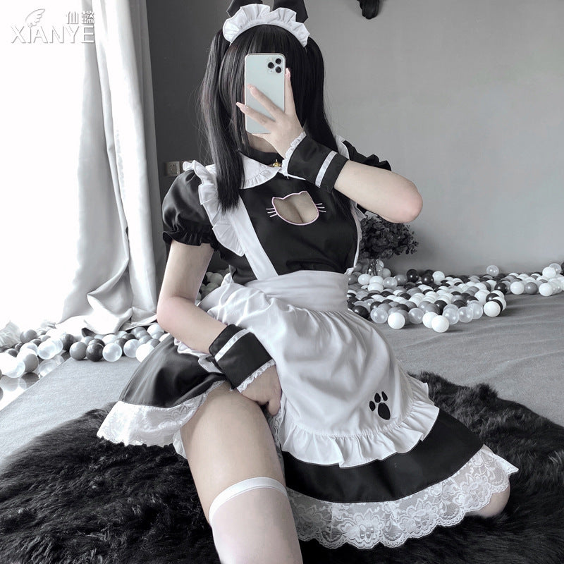 Cute Cat Girl Maid Lolita Cosplay Dress