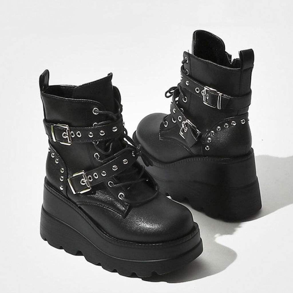 Punk Gothic Height-Increasing Boots
